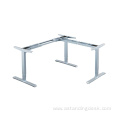 Comfortable L shape threelegs Adjustable Stand Electric Desk